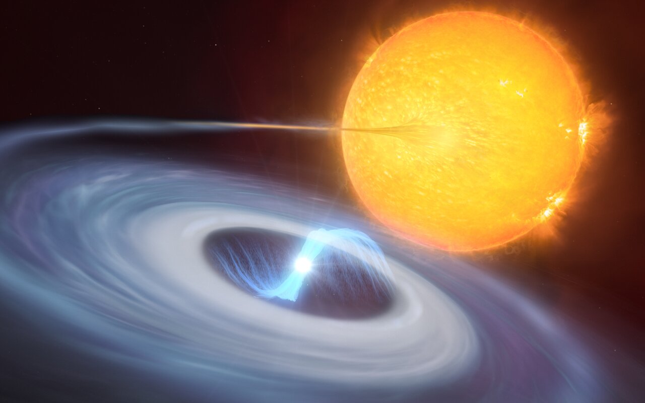 Astronomit Ovat Saaneet Ensimmäisen Kuvan Kahdesta Yhdessä Pyörivästä Mustasta Aukosta.
