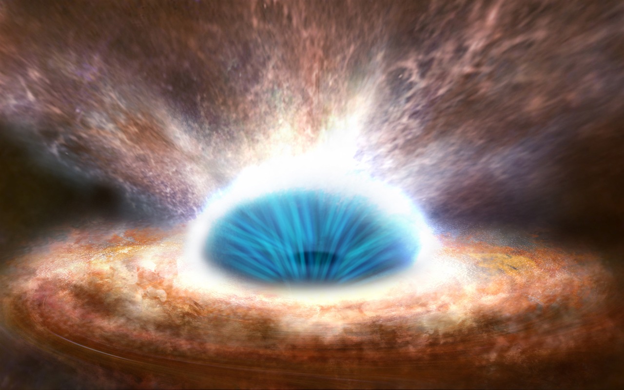 Astronomit Ovat Saaneet Ensimmäisen Kuvan Kahdesta Yhdessä Pyörivästä Mustasta Aukosta.