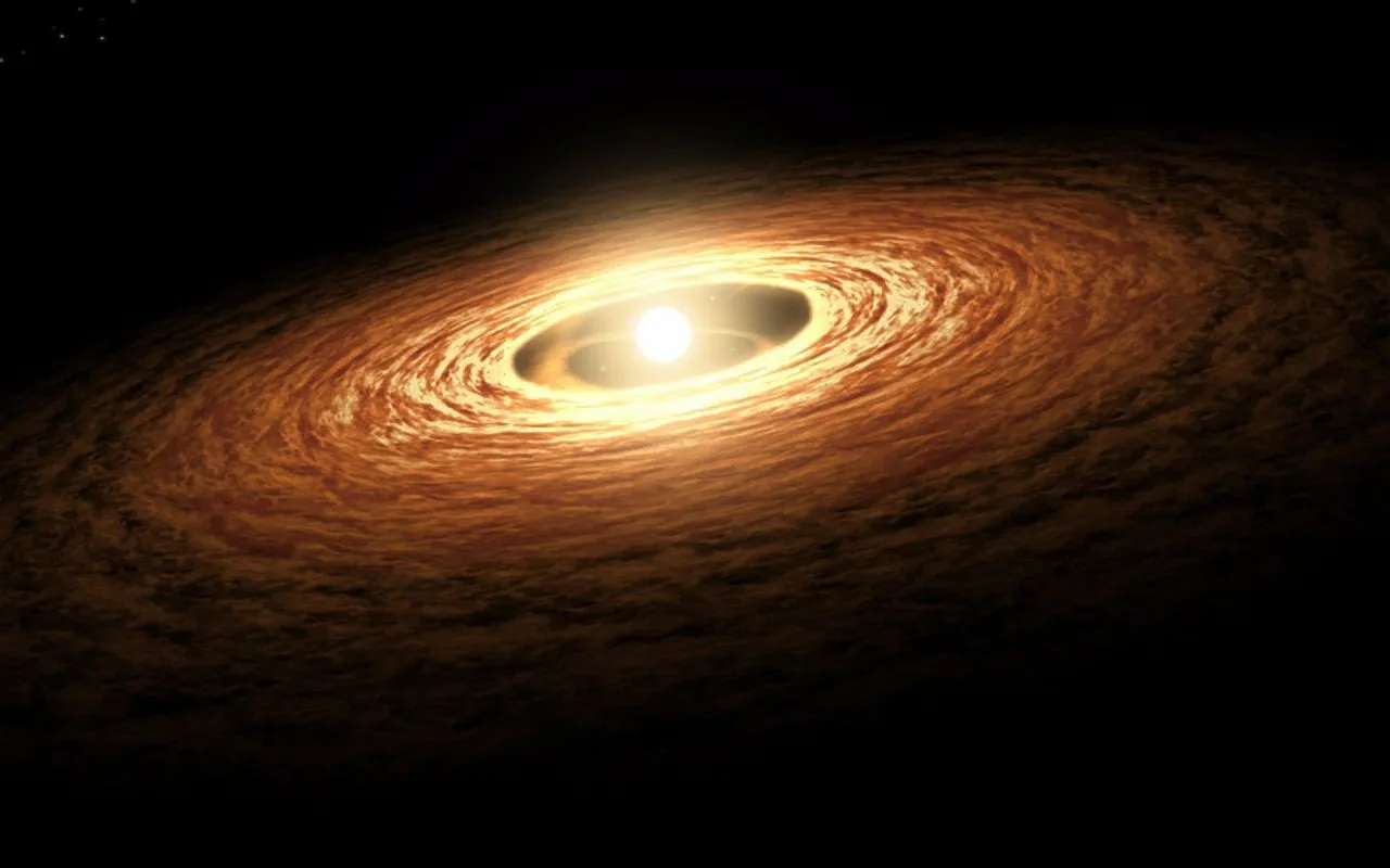 Astronomit Ovat Saaneet Ensimmäisen Kuvan Kahdesta Yhdessä Pyörivästä Mustasta Aukosta.