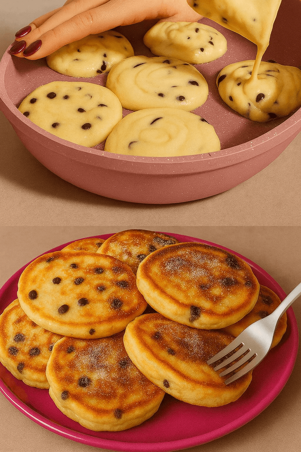 Jogurtti- Ja Suklaapannukakkuja