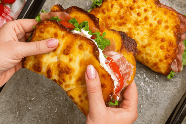 Non Serve Farina Né Impasto: Solo Zucca E Formaggio Per Il Sandwich Più Buono E Fit Che Ci Sia (Ti Bastano 2 Ingredienti)!
