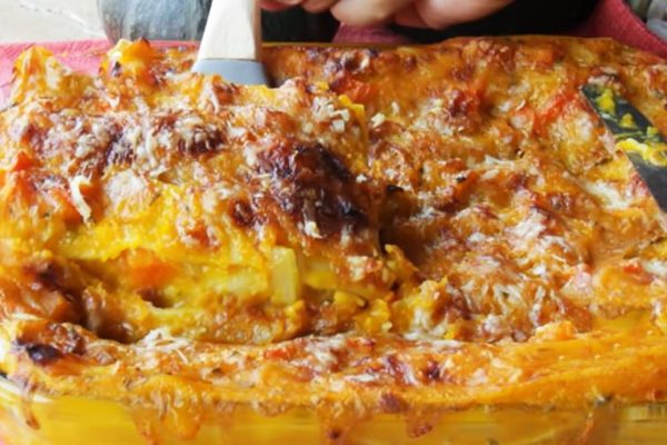 ”Ette Usko Kuinka Hyvää Se On: Minun Kurpitsalasagneni Ilman Bechamelia, Kermainen Ja Kevyt, Vain 280 Kcal/Annos!