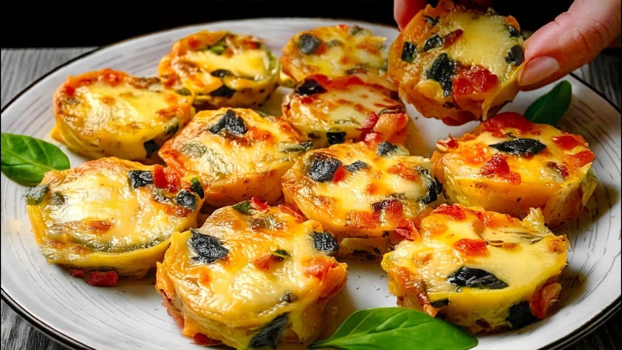 Nerokas Illallinen, Joka Saa Kaikki, Ehdottomasti Kaikki, Syömään Vihanneksia: Munakoiso-, Pippuri- Ja Tomaattimuffinsseja Vain 90 Kcal!