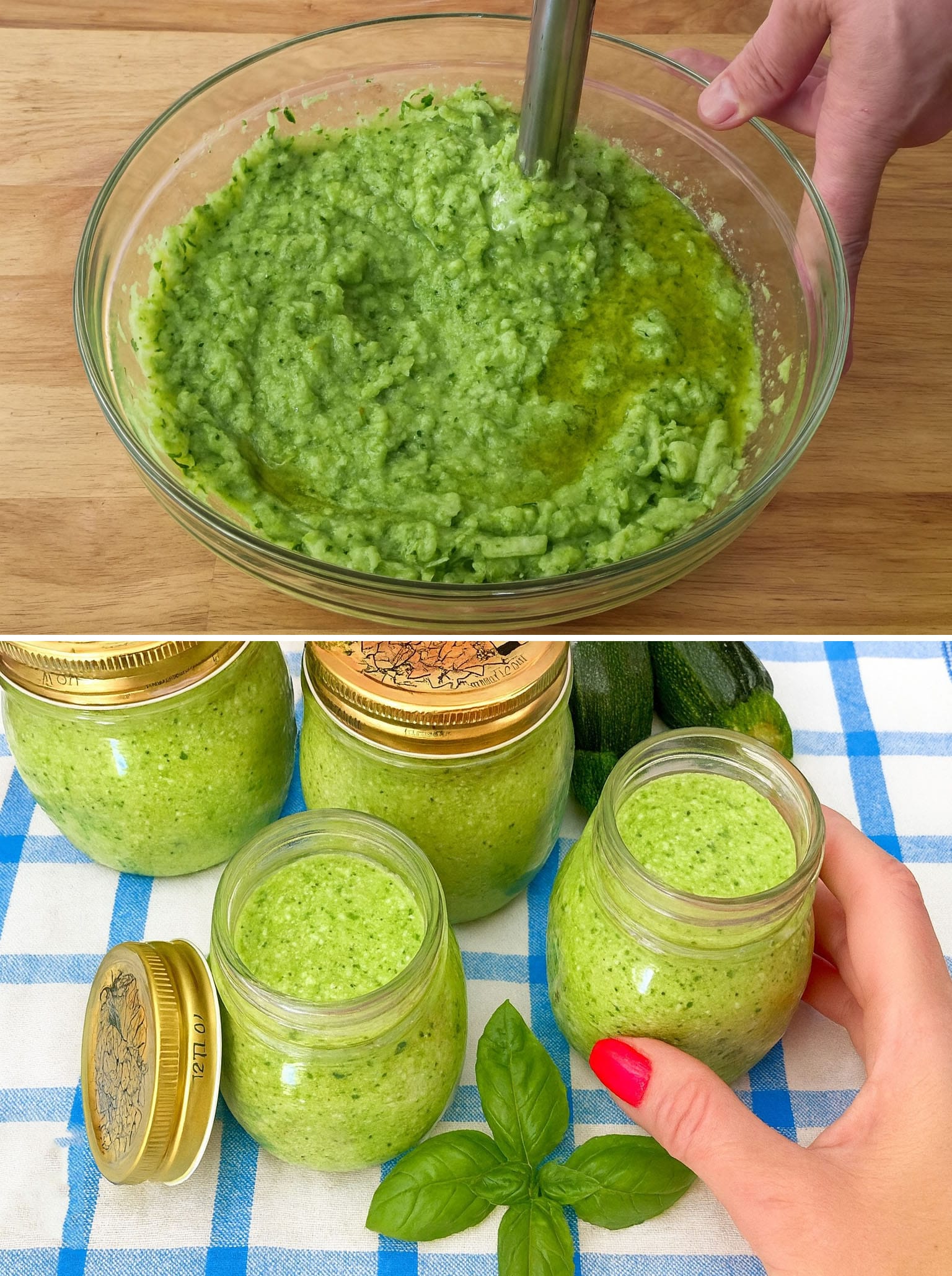 Kesäkurpitsa Pesto