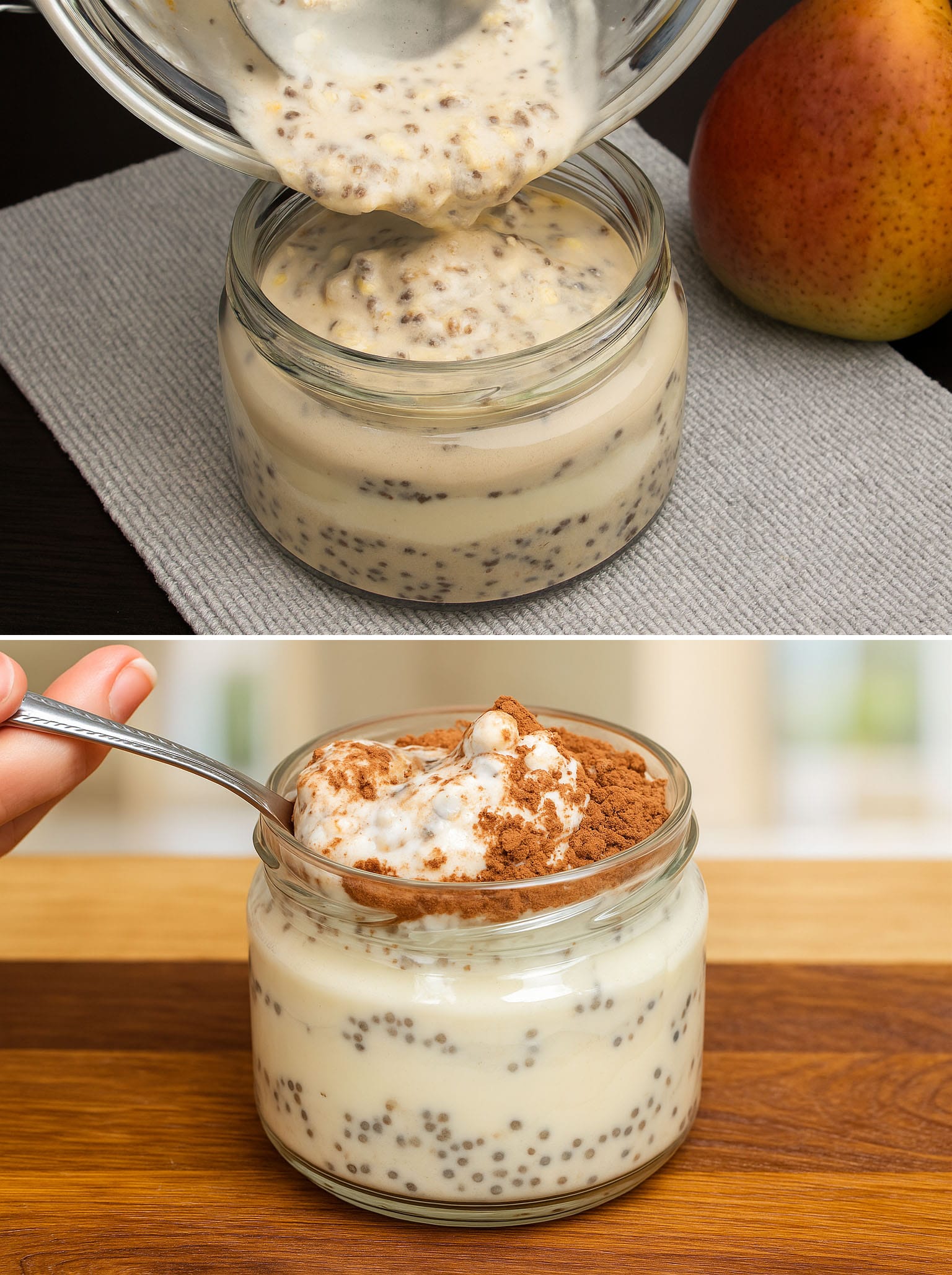 Kaura-, Jogurtti- Ja Kahvijälkiruoka