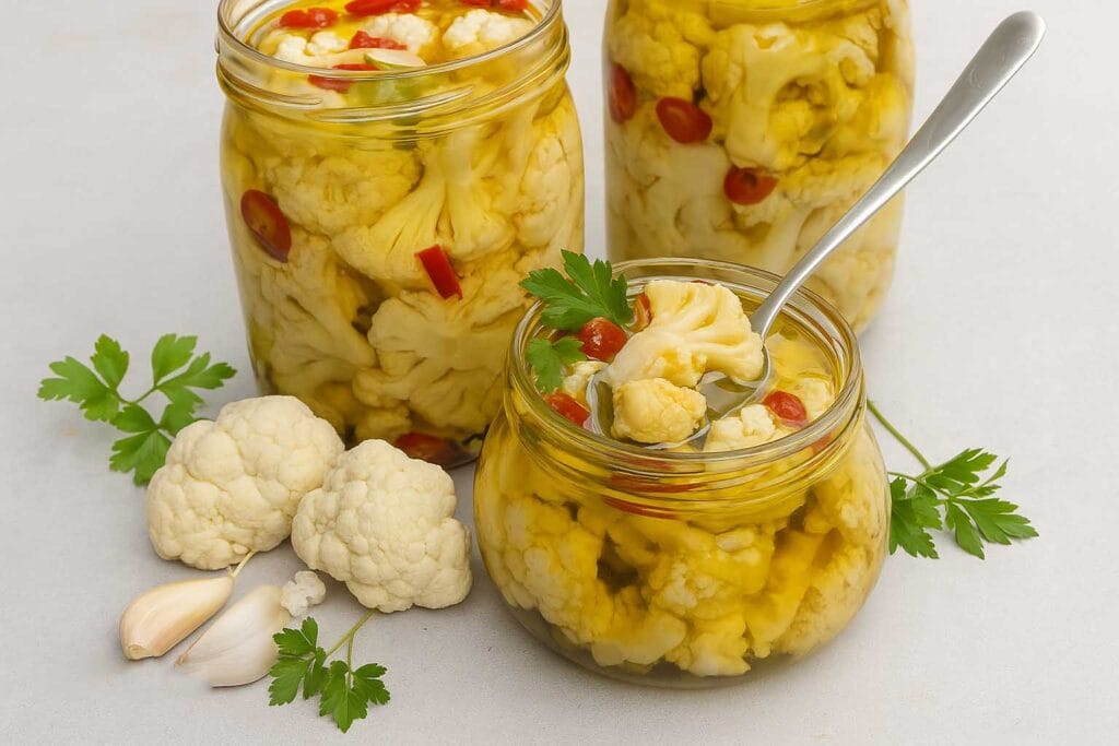 Teen Niitä Joka Vuosi, Eikä Niistä Jää Koskaan Ylijäämiä: Kukkakaalit Öljyssä Vanhaan Tapaan, Kuten Ennen Vanhaan Tehtiin (Paras Talvisäilyke!)