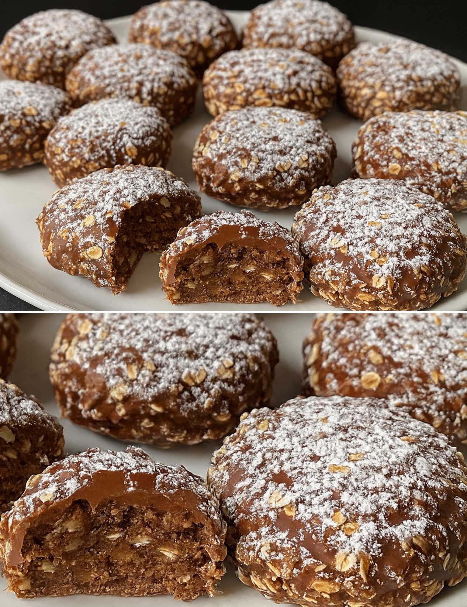 Kaura-, Pähkinä- Ja Banaanikeksejä