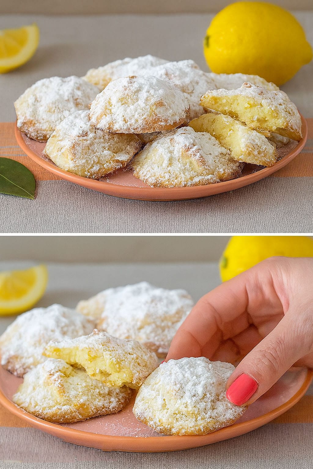 Sitruuna-Mantelikeksejä