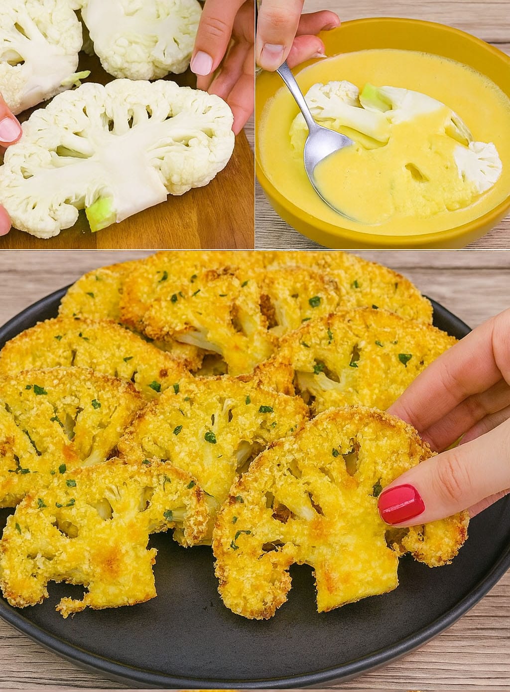 Kukkakaali Kotletteja