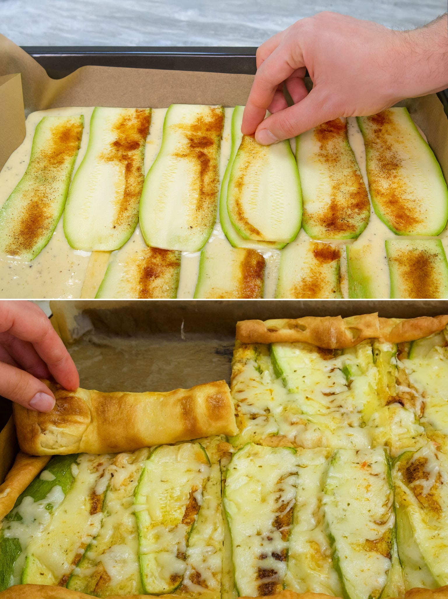 Kesäkurpitsa-Omeletti