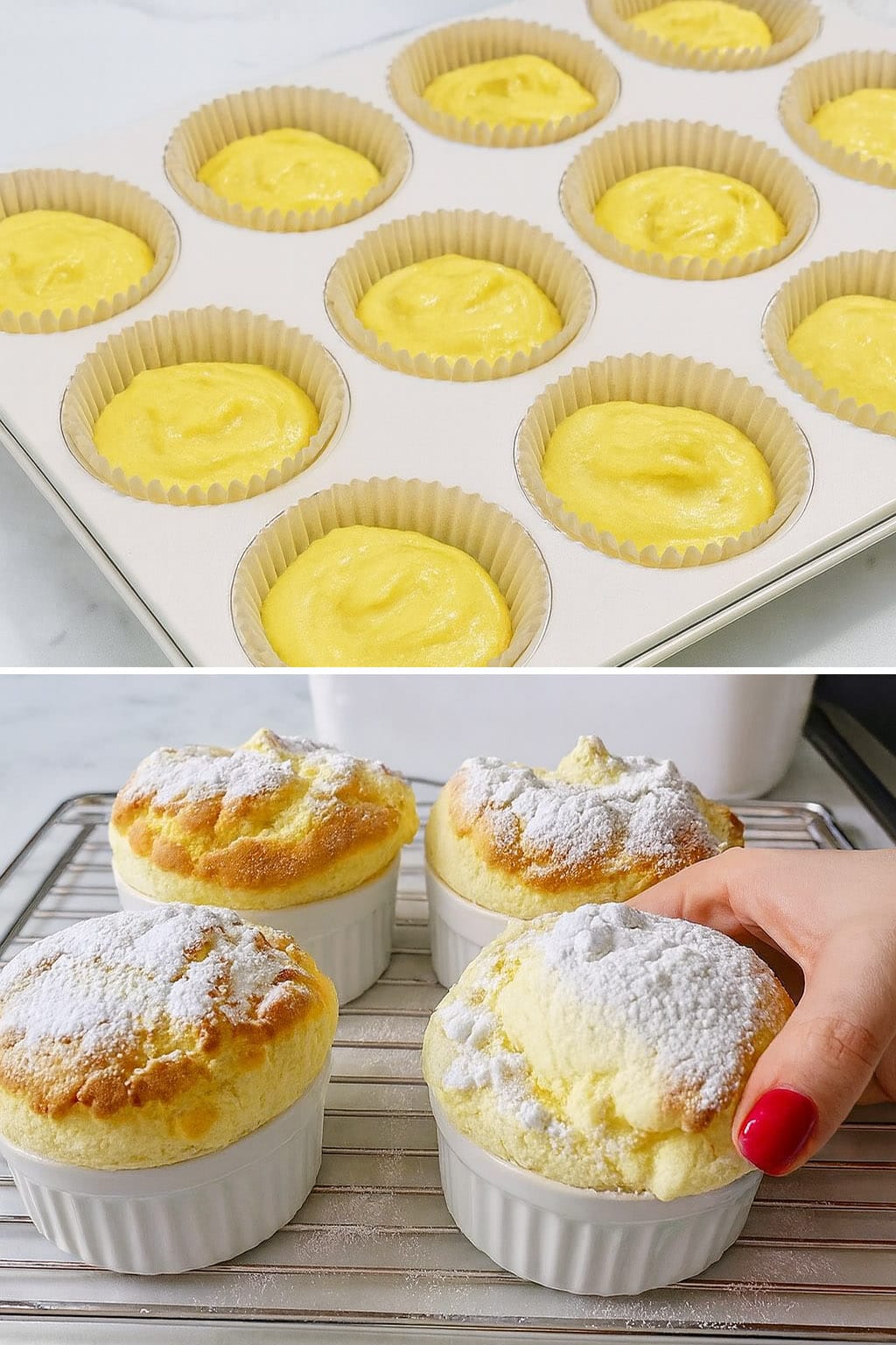 Makeat Ricotta-Muffinsit