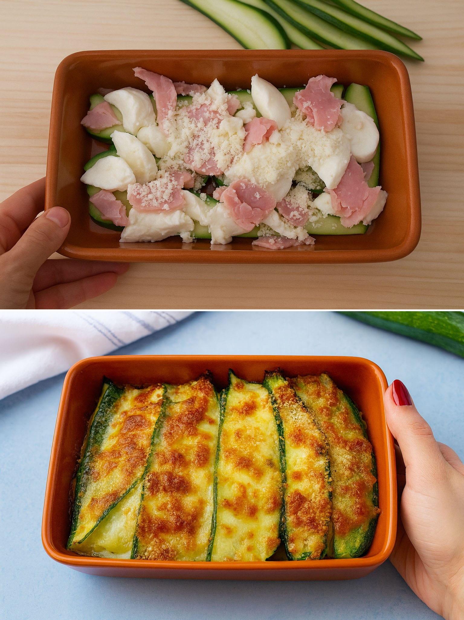 Kesäkurpitsa Parmigiana