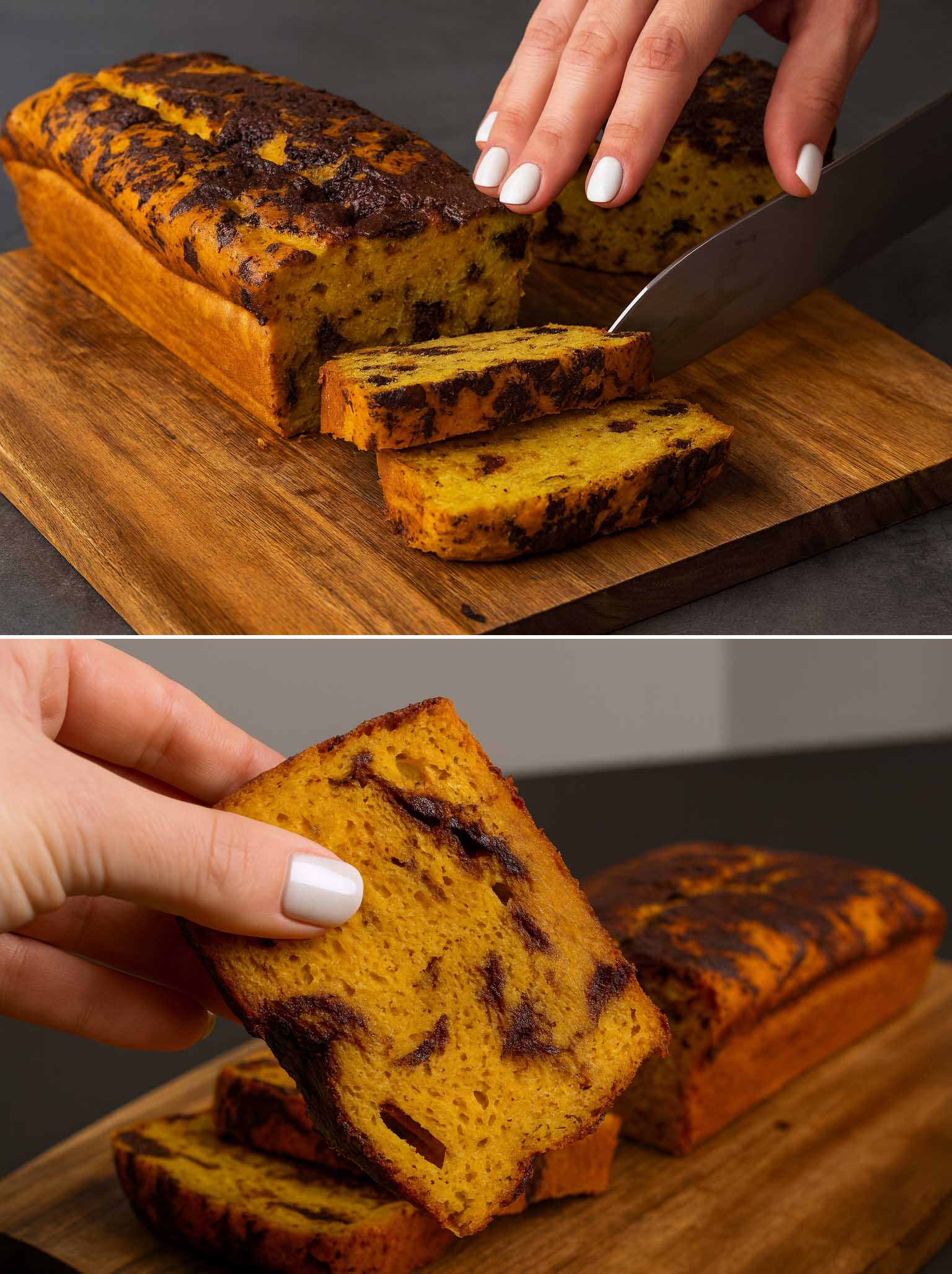 Kurpitsa-, Ricotta- Ja Suklaakakku