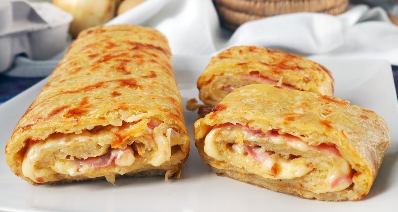 Suolaisia ​​Kinkku- Ja Scamorza-Creppejä