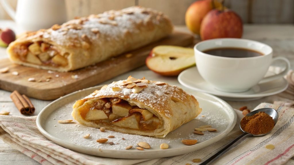 Marzipan-Manteli-Strudel Lehtitaikinalla: Syksyn Suosikki