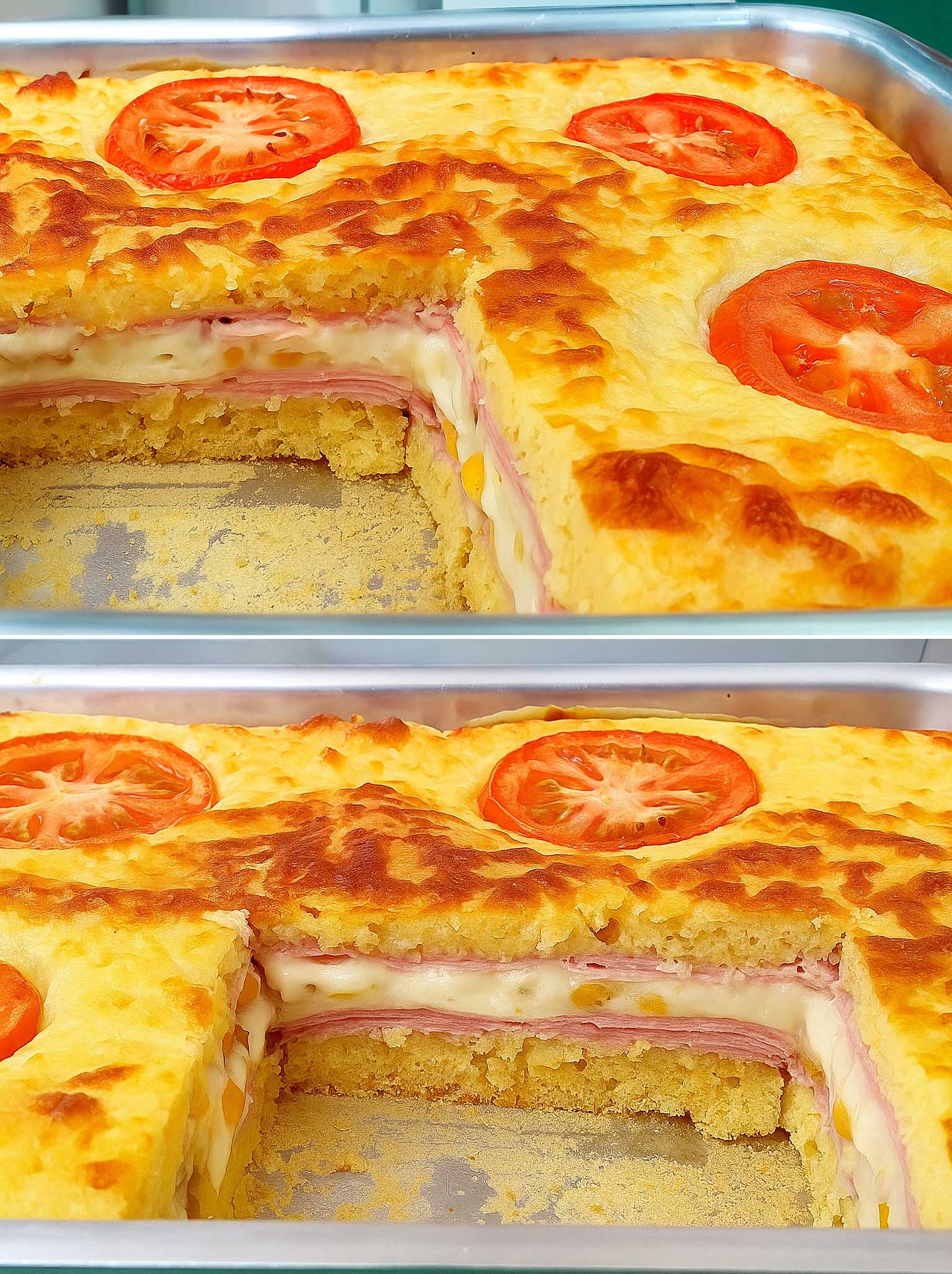 Kinkulla Ja Juustolla Täytetty Vuoka