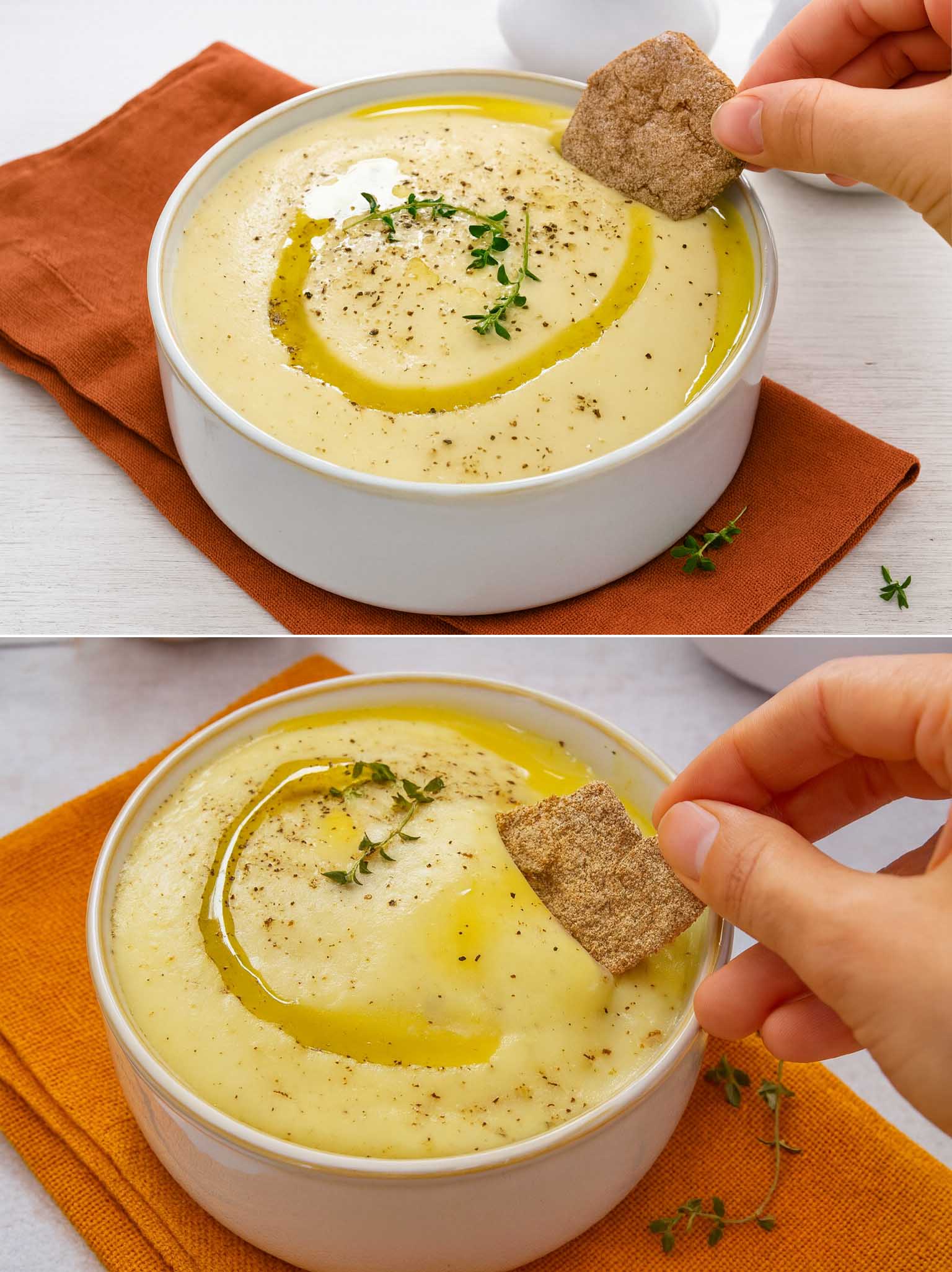 Kermainen Peruna Ja Cannellini Pavut