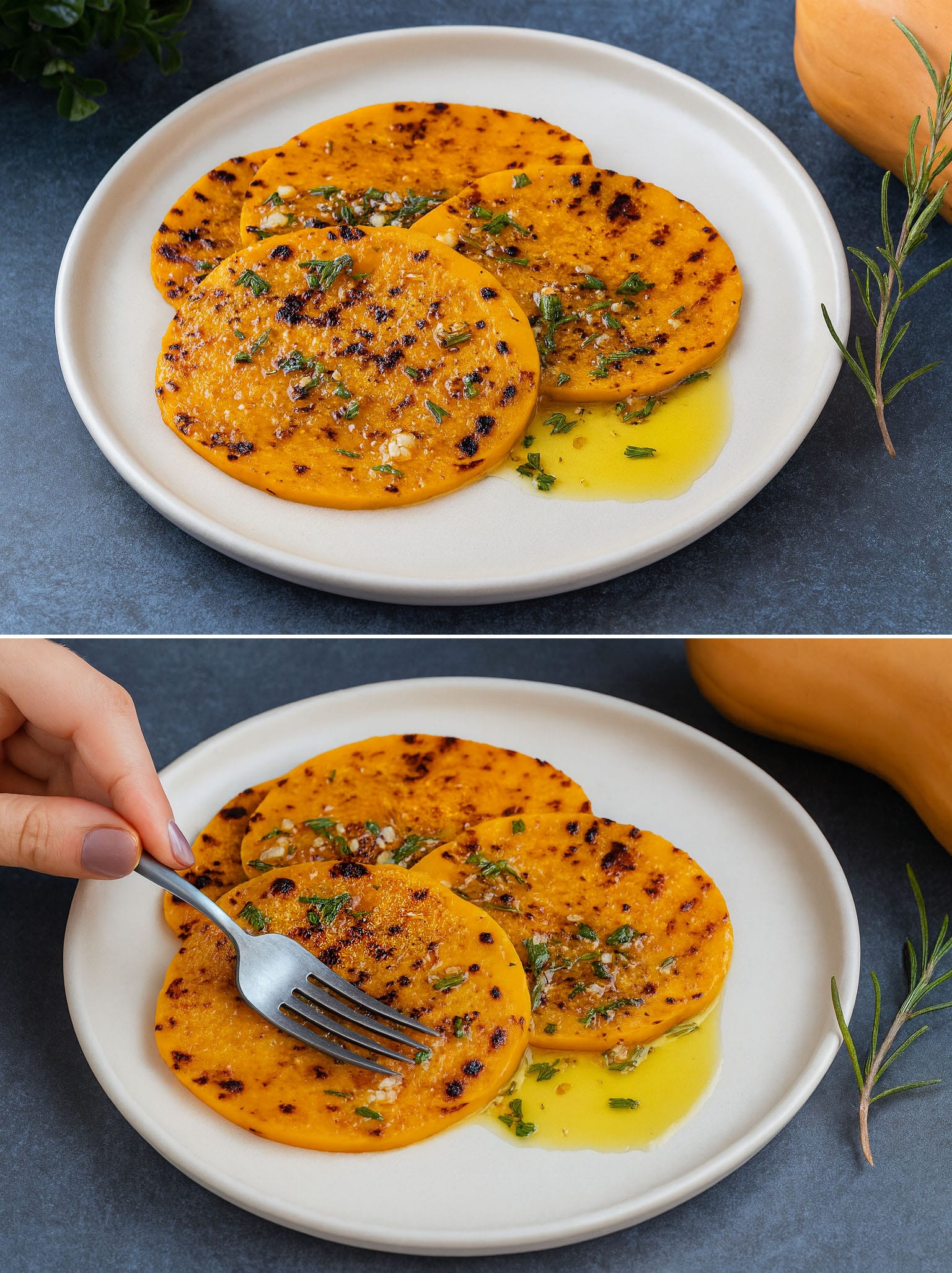 Uunissa Paahdettua Kurpitsaa