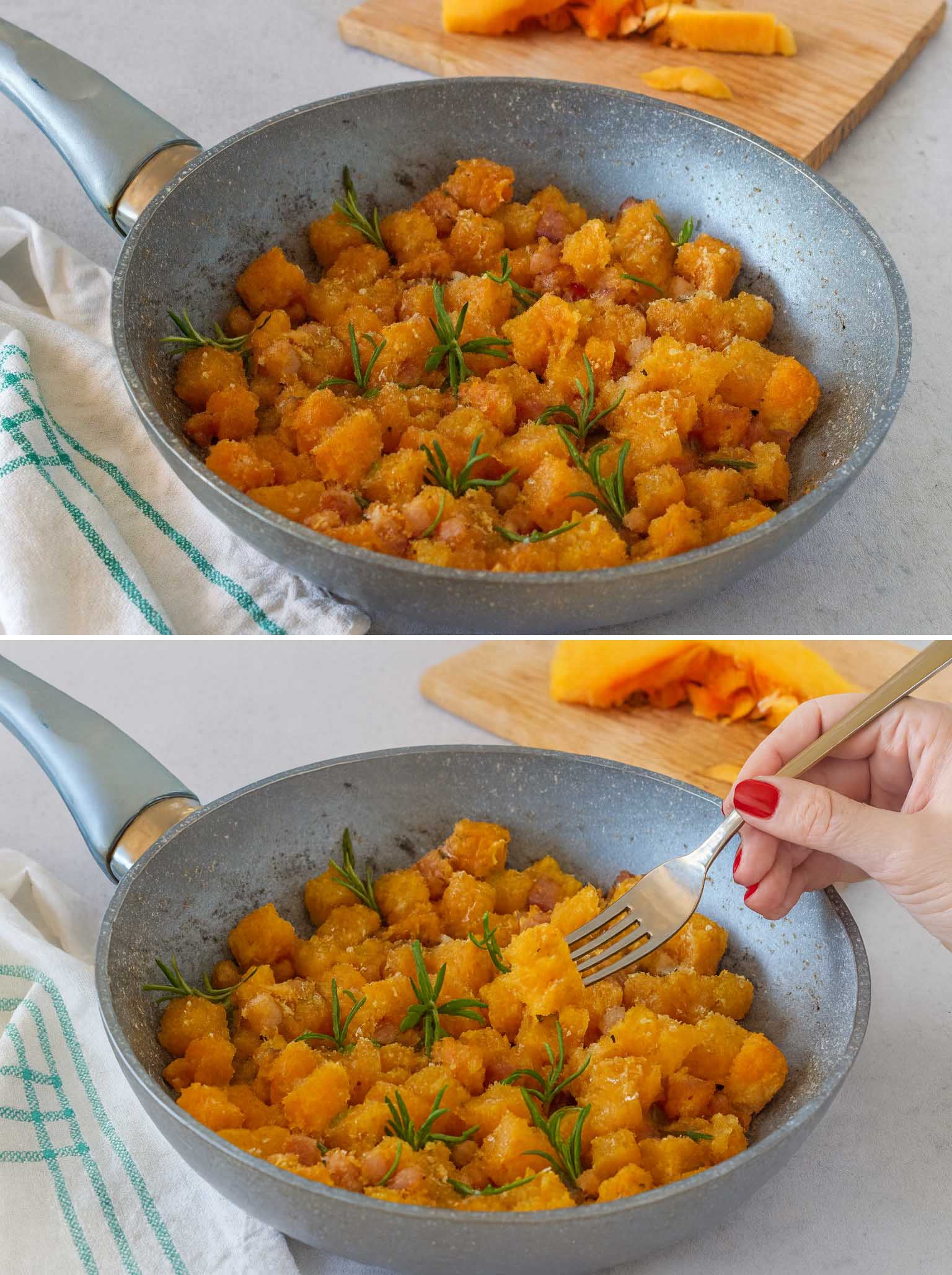 Pannussa Paistettu Kurpitsa Au Gratin