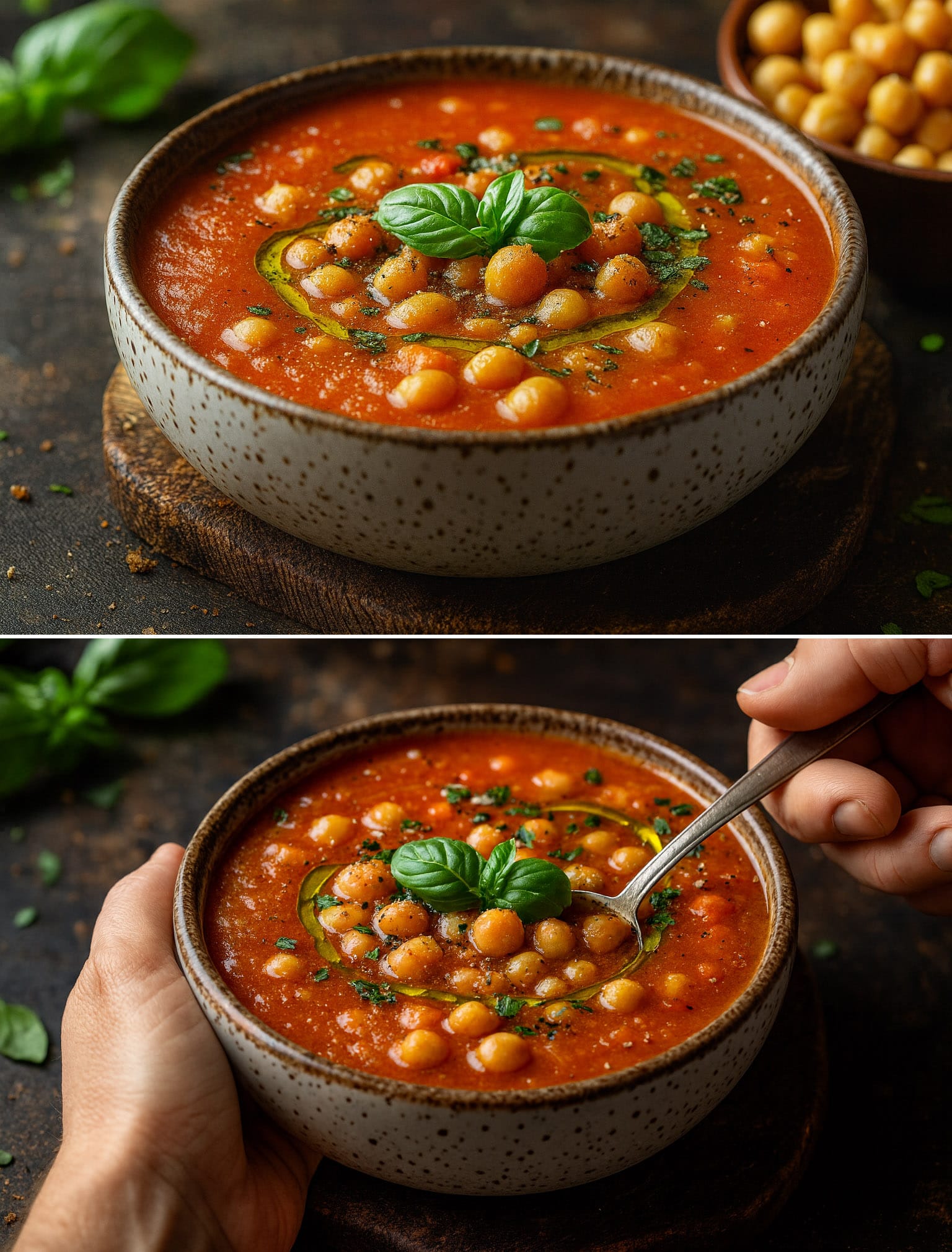 Kikherne- Ja Pippurikeitto